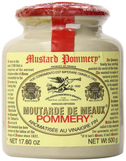 Classic 500 gram Pommery Mustard Meaux Moutarde in Pottery Crock