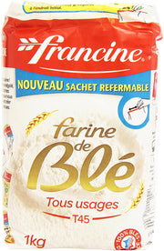 Francine Farine de Ble Tous Usages - French All Purpose Wheat Flour - 2.2 lbs