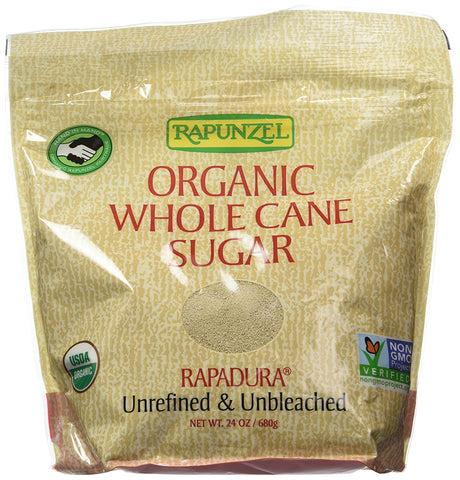 Rapunzel Whole Rapadura Unbleached Unrefined Organic Sugar (2x24oz) Pack Of  2