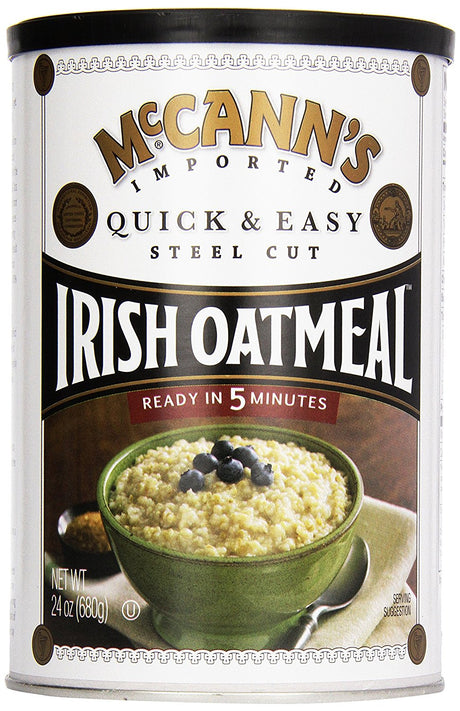 McCann's Irish Oatmeal Steel Cut Oatmeal, 24 oz