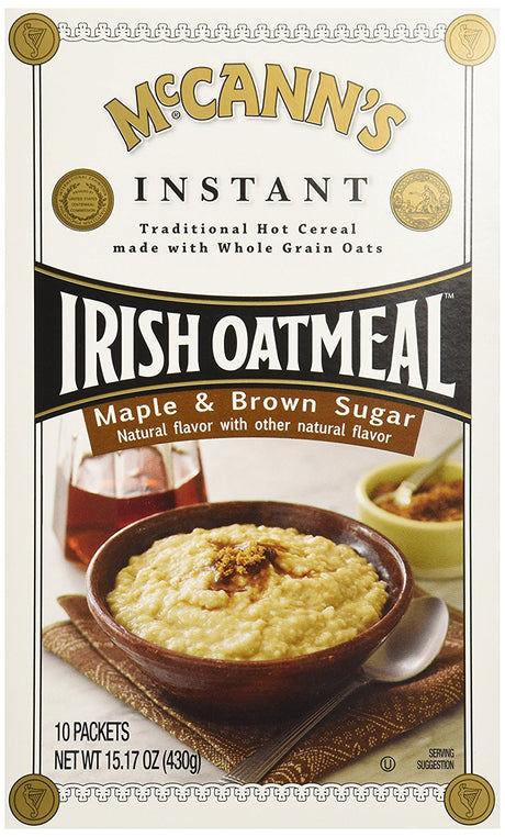 McCann's Irish Oatmeal Maple & Brown Sugar -- 10 Packets