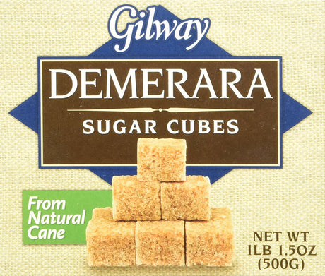 Gilway Demerara Sugar Cubes 500gr-pack 2 Boxes