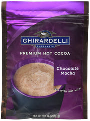 Ghirardelli Hot Cocoa Mix Mocha 10.5 oz bag pack 6