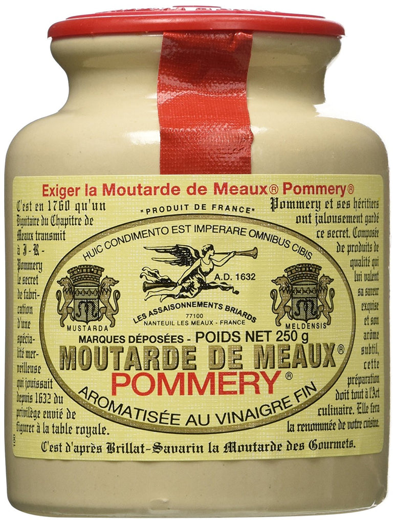 Pommery Meaux Mustard Stone Jar, 8.8-Ounce