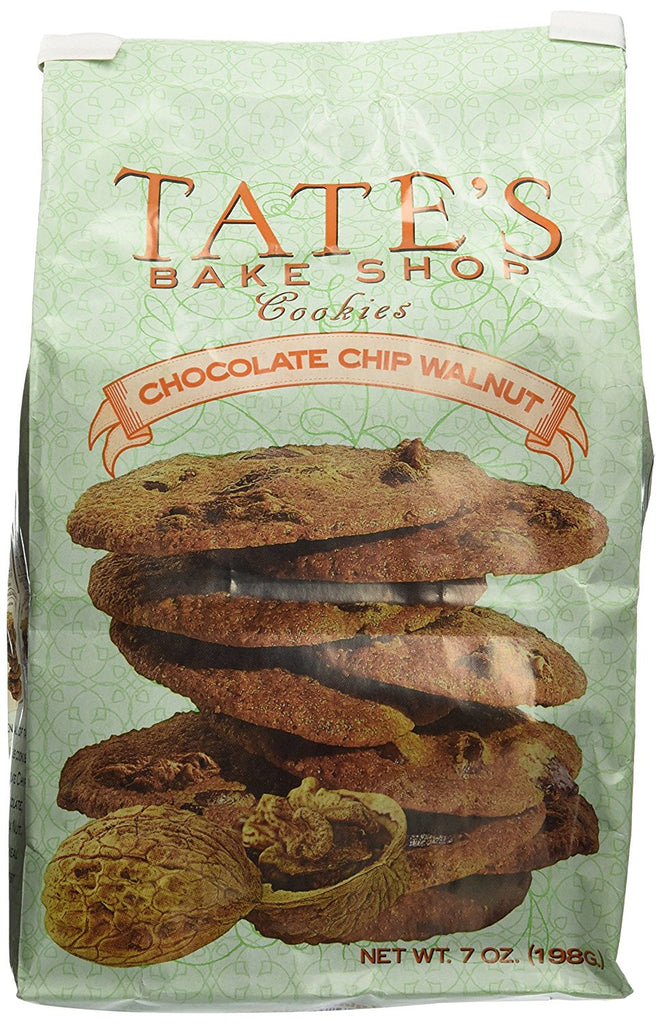 Tate's Bake Shop Cookies - Chocolate Chip Walnut, 7 oz (3 Pack)