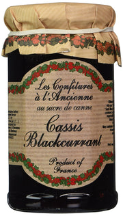 Black Currant (Cassis) Jam Andresy All natural French jam pure sugar cane 9 oz jar Confitures a l'Ancienne