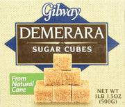 Gilway Demerara Sugar Cubes 500gr-pack 2 Boxes