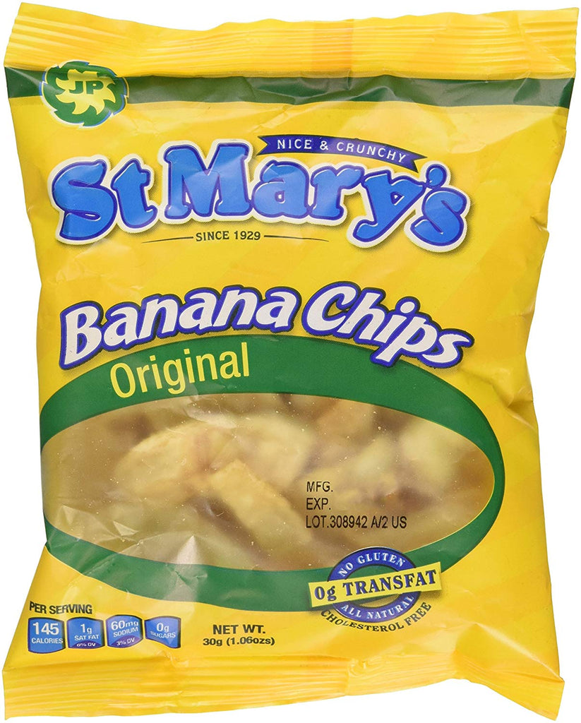 St Mary banana chips 1.06 oz (pack of 24)