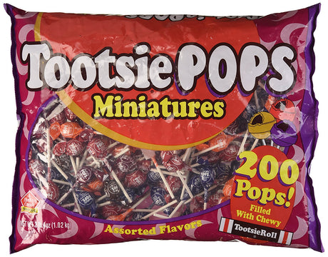 Mini Tootsie Pops/200-Bg