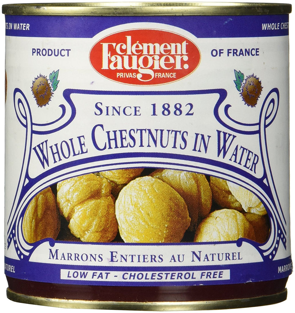 Clement Faugier Whole Chestnuts in Water - Low Fat, Cholesterol Free