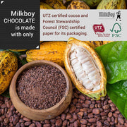 Milkboy Swiss Chocolates - White Chocolate with Bourbon Vanilla Chocolate Bars (5 Pack)