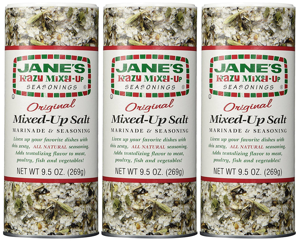 Jane's Krazy Mixed-Up Original Salt Blend 9.5 oz (Pack of 3)